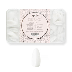 APRÉS Whitney front packaging showing 150 tips and almond medium shape