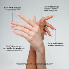 APRÉS Whitney tip application on nail showing clean alignment and adhesion