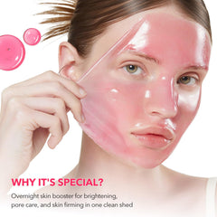 APRILSKIN applied with jelly brush for even hands-free overnight benefit