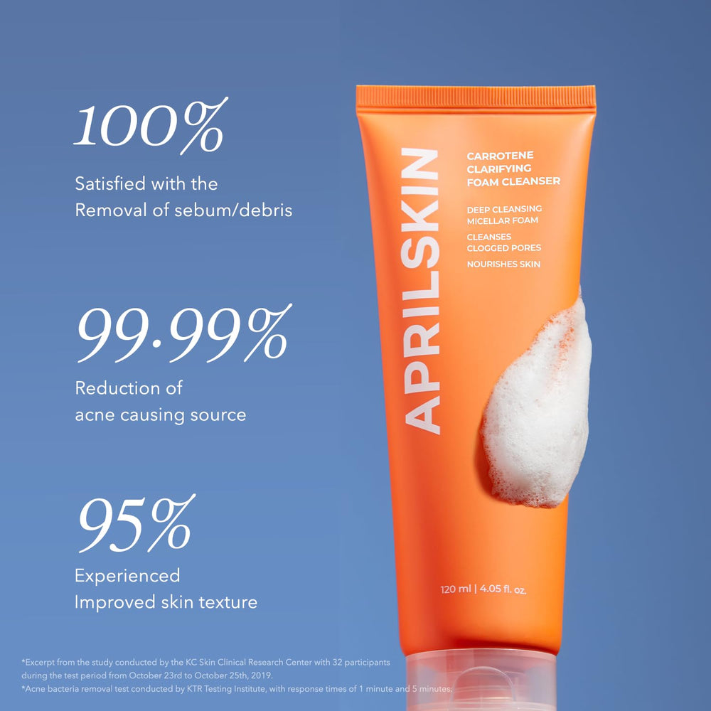 APRILSKIN foam lather on hand demonstrating gentle yet effective cleanse