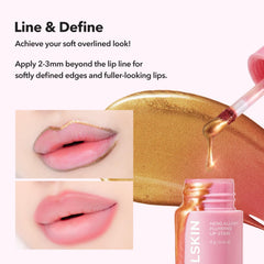 APRILSKIN product in hand being applied, suggests quick everyday use convenience