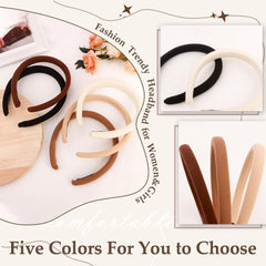 Aprince model wearing brown headband demonstrating sleek look and comfortable hold