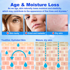 APUUFYQC mixed hyaluronic serum in dropper bottle ready to apply