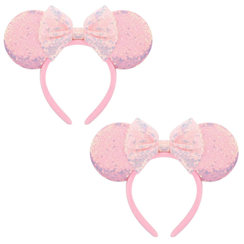 AQOKKA front view headband showing bow and ears, stylish party-ready accessory