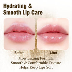 Aquae open bullet revealing balm tip and smooth creamy finish benefit