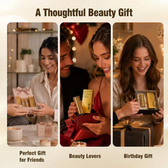 Aquae on vanity with mirror and brush showing everyday styling benefit