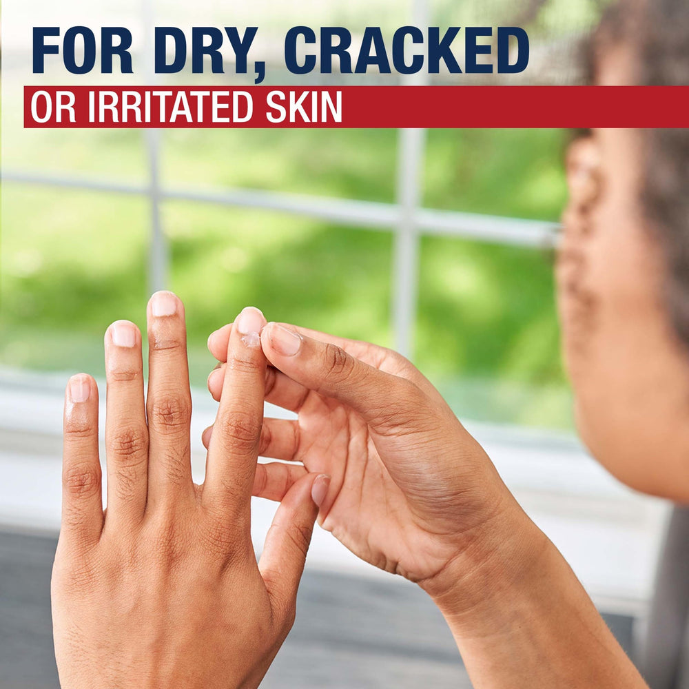 Aquaphor ingredient label close-up showing transparent formula benefit