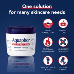 Aquaphor label close-up showing ingredients list and formula transparency benefit