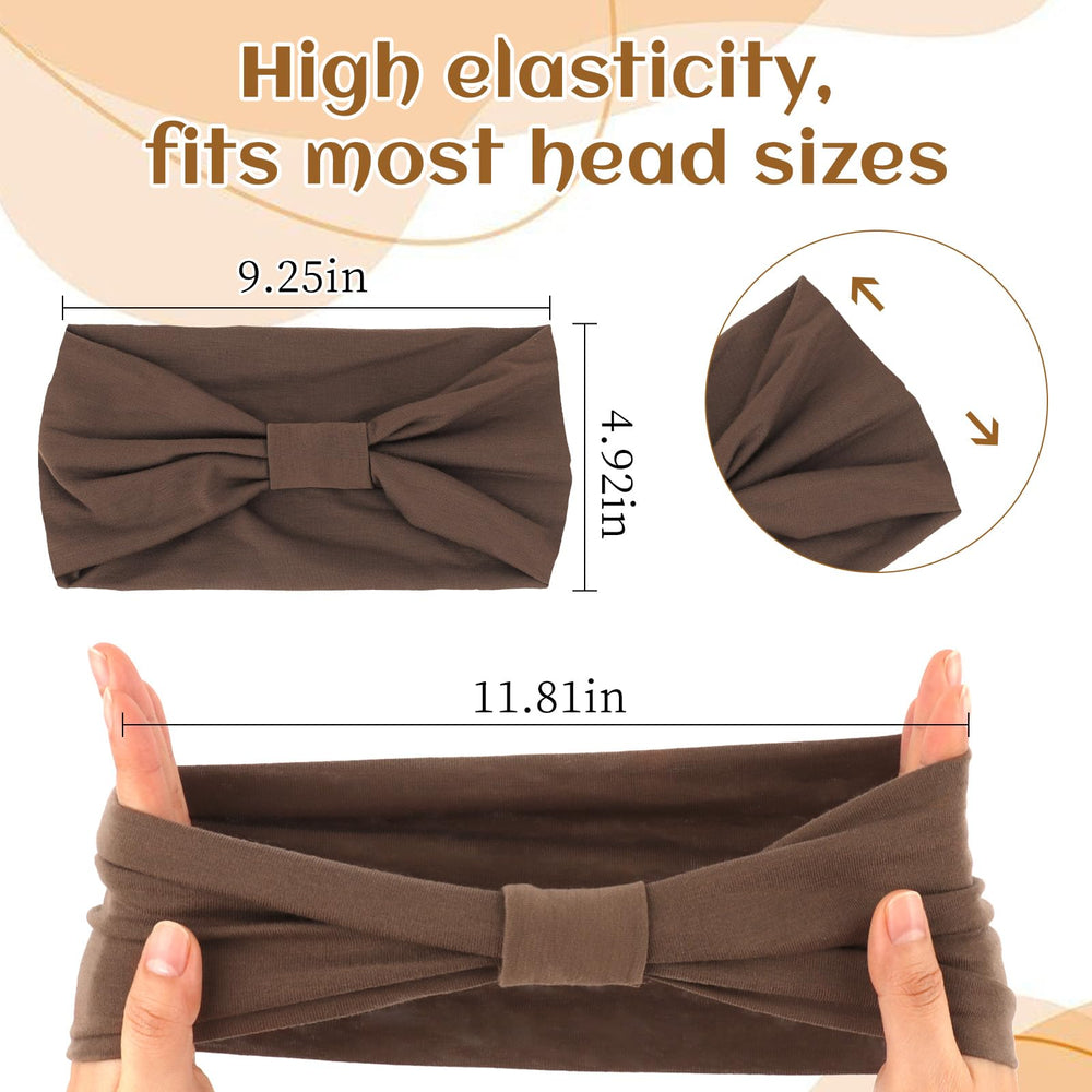 Araluky headband worn during yoga demonstrating secure non-slip hold and active use