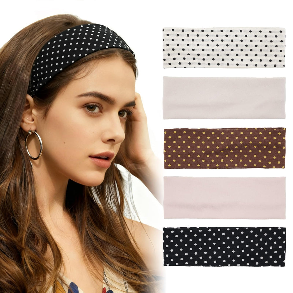 Aranya front pack showing five polka-dot bands and convenient set
