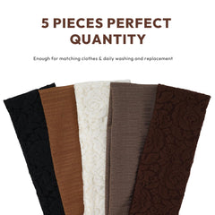 Aranya headbands in hand for scale showing lightweight, portable accessory