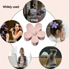 Arbogi flatlay of eight colored clips demonstrating styling and outfit matching