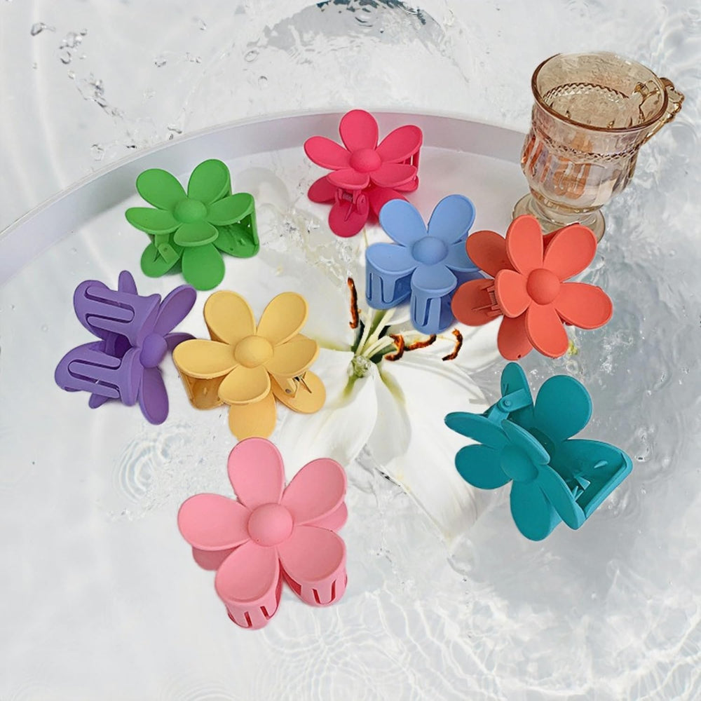 Arbogi clip used during makeup routine keeping hair back for convenience and cleanliness