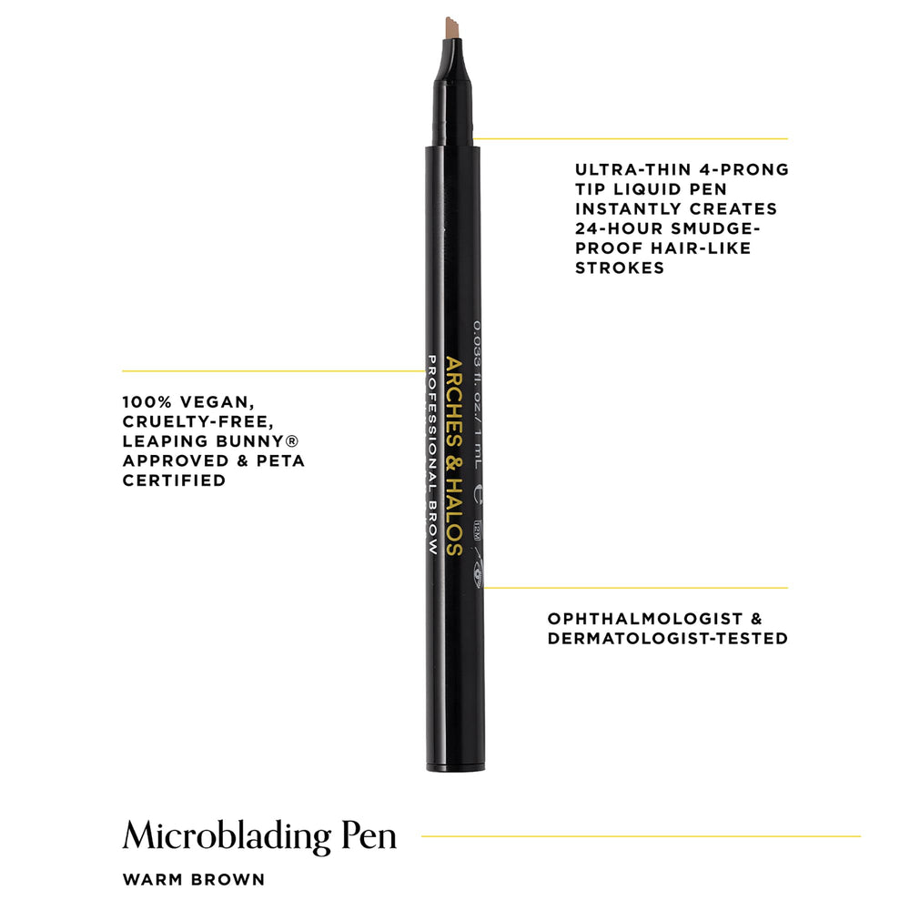 Arches & Halos pronged tip close-up demonstrating four-prong stroke control and natural results
