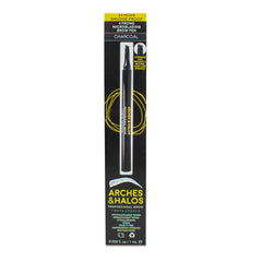 Arches & Halos pen making fine strokes on skin to create realistic brow hairs