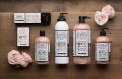 Archipelago Botanicals ingredients label highlighting charcoal and rose extract benefits