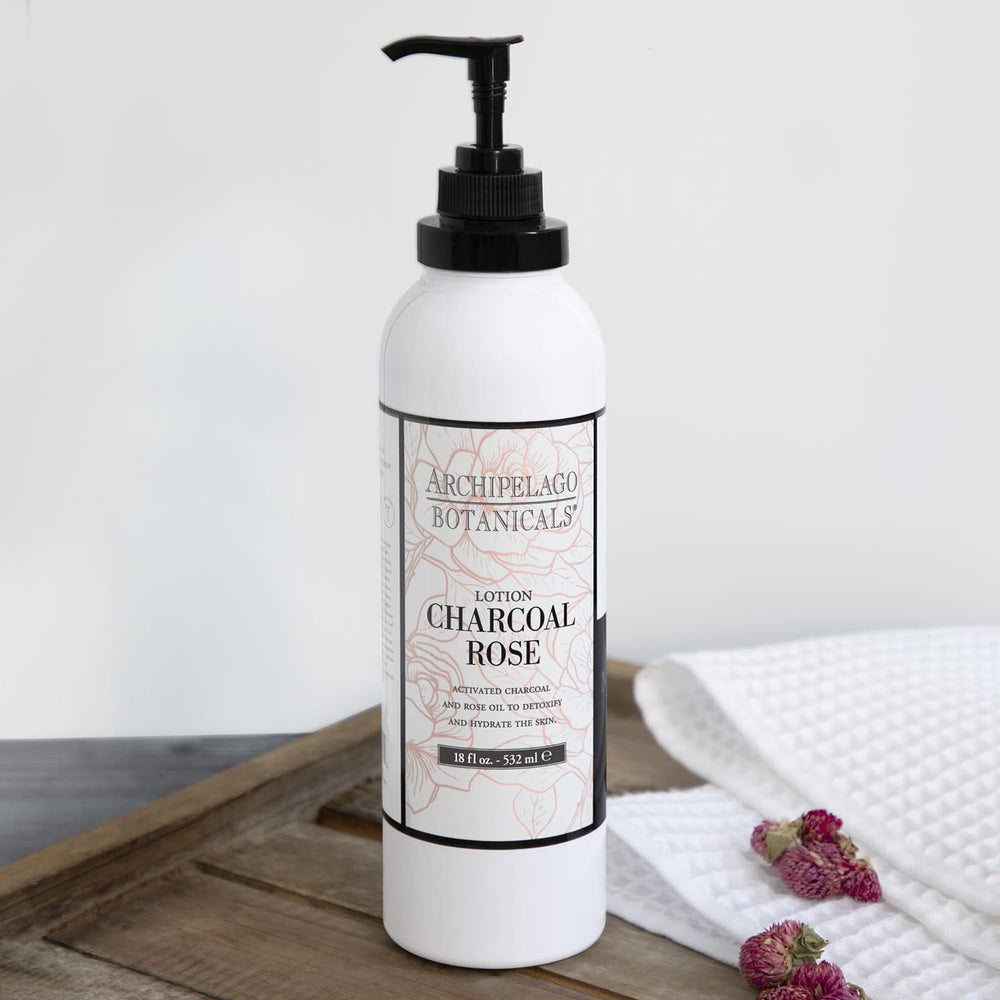 Archipelago Botanicals lotion texture close-up showing silky, fast-absorbing cream