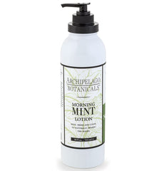 Archipelago Botanicals front bottle view shows brand and uplifting mint scent benefit