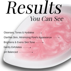 ARCONA milky toner texture close-up highlighting hydrating, creamy finish