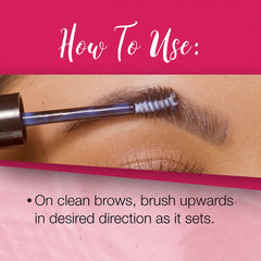 Ardell Brow Glue comb setting brow shape for tidy, long-lasting hold and definition