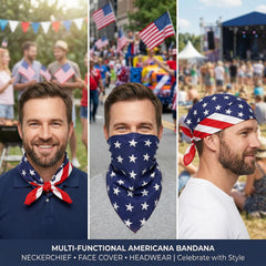 Ardorchid bandana folded as headband demonstrating secure, no-slip styling