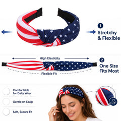 Ardorchid headband styled at a beach day providing sun-ready hair control benefit