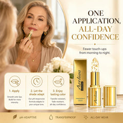 Areliaa lifestyle older woman wearing lipstick showing natural confidence