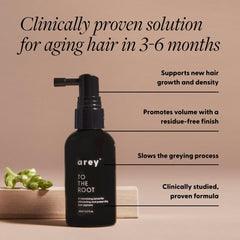 Arey serum texture on hand illustrating fast absorption benefit