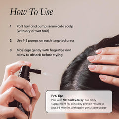 Arey pump dispensing serum showing practical measured dosing benefit