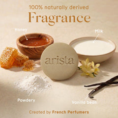 Arista shampoo bar in bathroom lifestyle scene for sustainable daily use