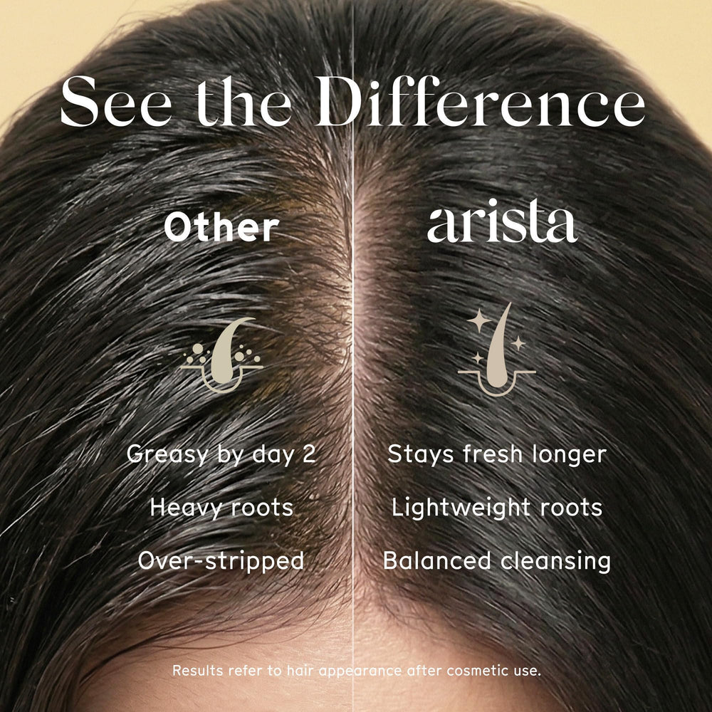 Arista shampoo bar creating creamy lather in hand for effective cleansing