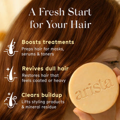 Arista shampoo bar close-up texture highlighting dense creamy lather
