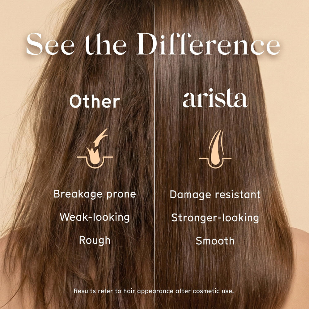 Close-up of Arista bar texture highlighting concentrated formula and firm feel