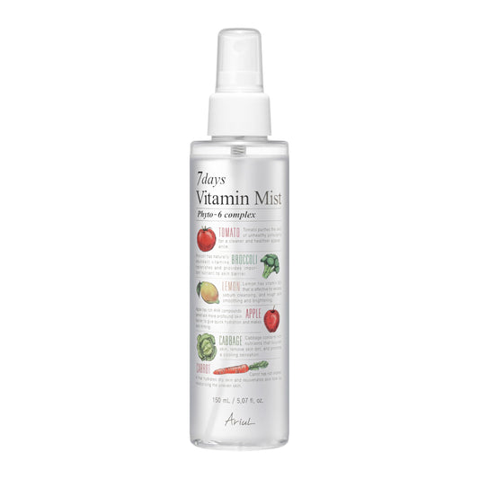 Ariul front bottle showing clean design and vitamin mist benefit