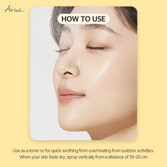 Ariul mist over finished makeup for setting and refreshing benefit