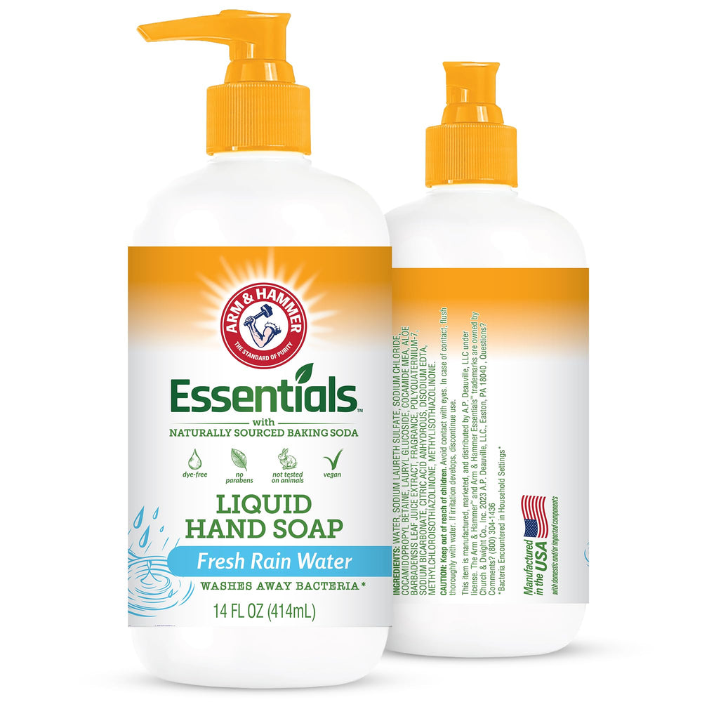 Arm & Hammer front label bottle showing product benefits and scent