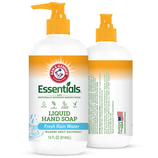 Arm & Hammer front label bottle showing product benefits and scent