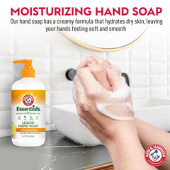 Arm & Hammer label close-up highlighting natural ingredient information benefit
