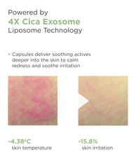 AROCELL OFFICIAL label detail showing cica exosome and panthenol ingredients