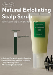 AROMATICA dual-brush massager detail showing dual textures for stimulation benefit