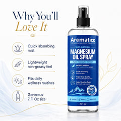 Aromatico application on leg demonstrating targeted coverage and simple routine benefit