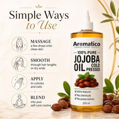 Aromatico bottle on bathroom shelf suggesting everyday grooming convenience