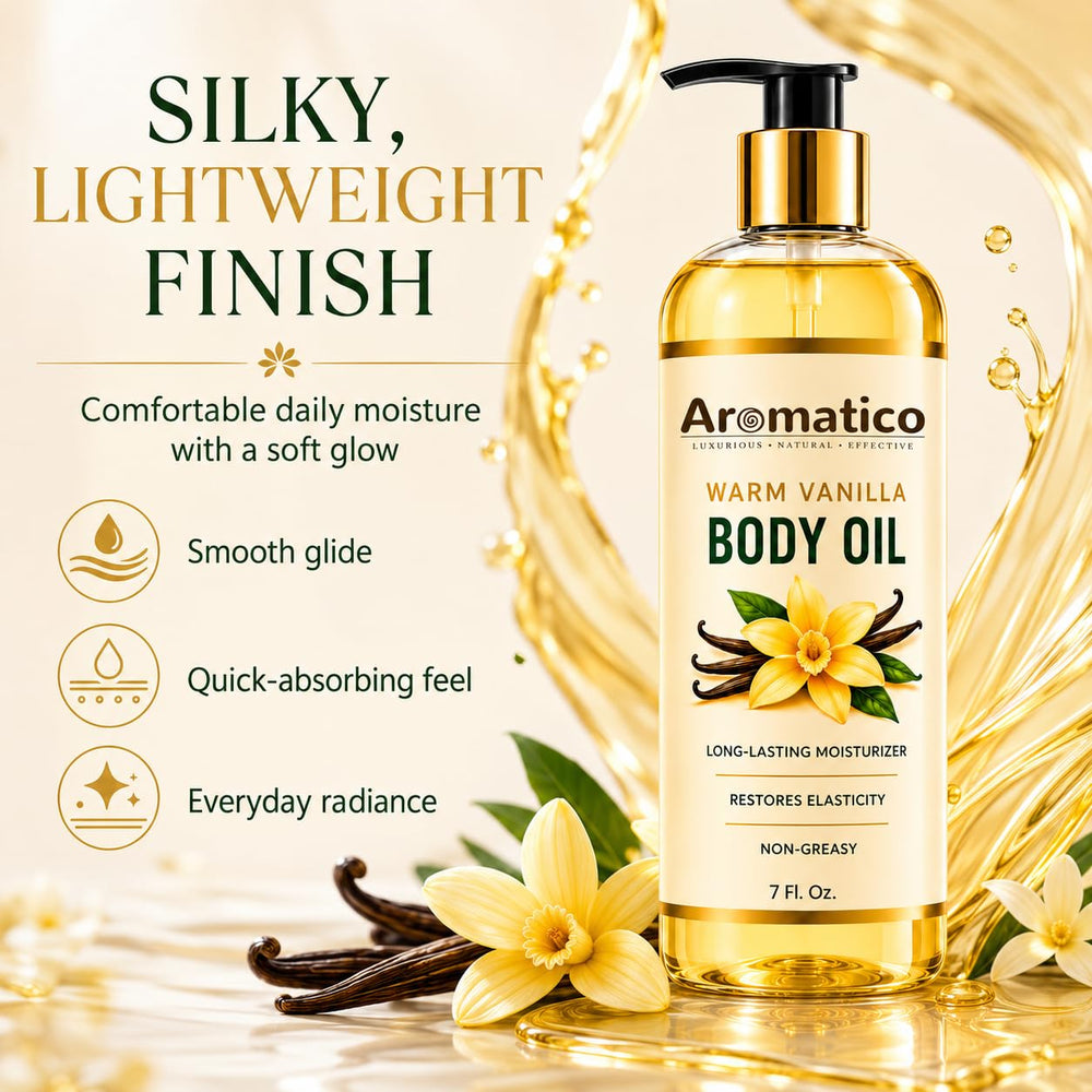 Aromatico application on arm demonstrating smooth non-greasy finish