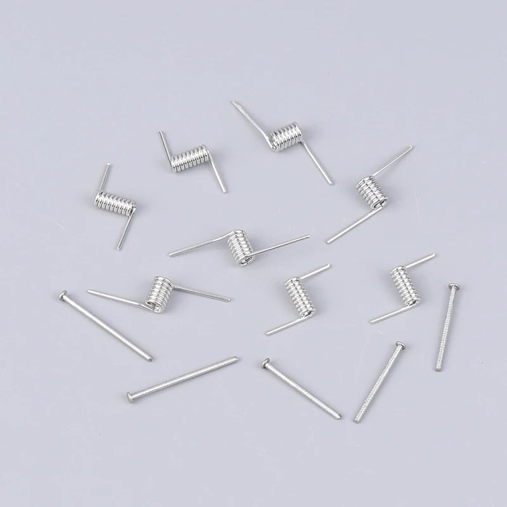 ArrErr gold and silver spring sets displayed for matching clip finishes