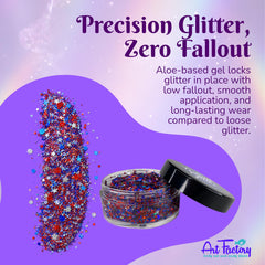 Art Factory fingertip applying gel demonstrating easy precise application benefit
