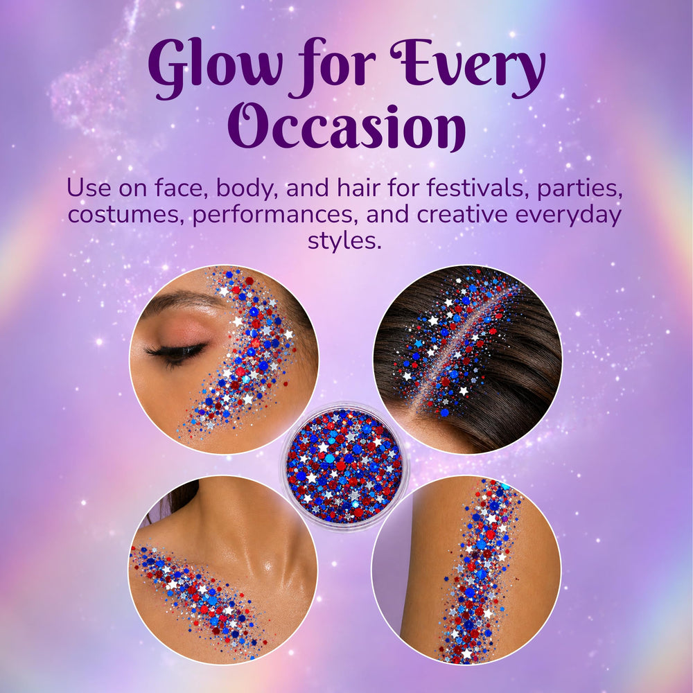 Art Factory shoulder and collarbone shimmer showing camera-ready glow benefit