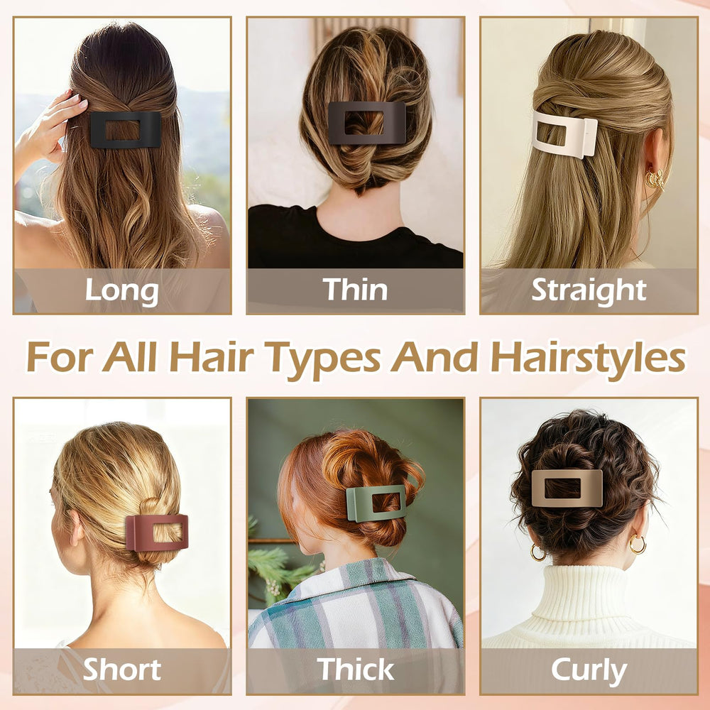 Artchita securing thick hair demo showing no slip benefit