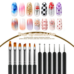 Artdone close-up of stainless-steel dotting tips showing five ball sizes for consistent dots