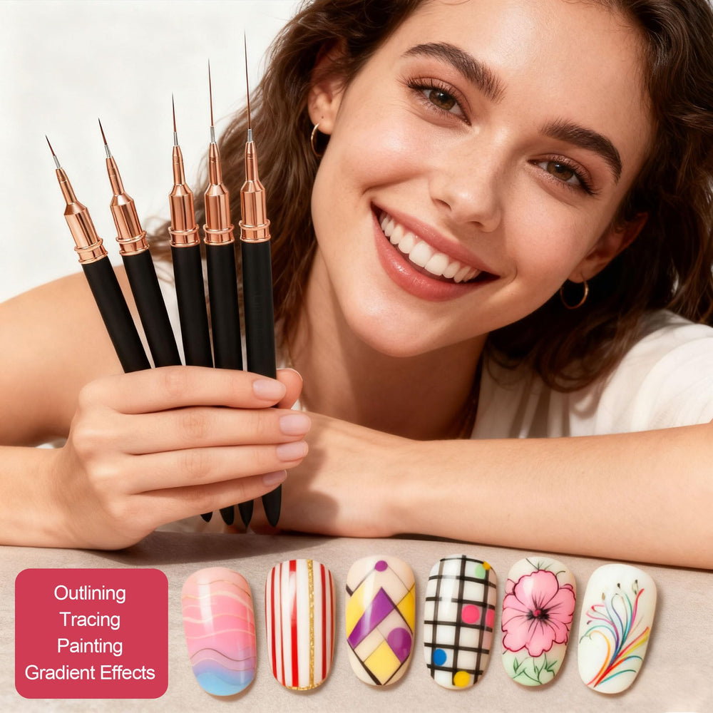 Artdone fine detail brushes close-up showing secure ferrules and precision