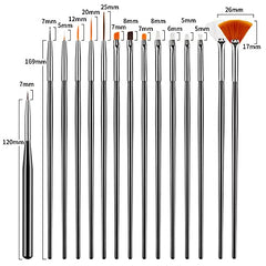 Artdone dotting tools arranged to show varied ball sizes for consistent dots